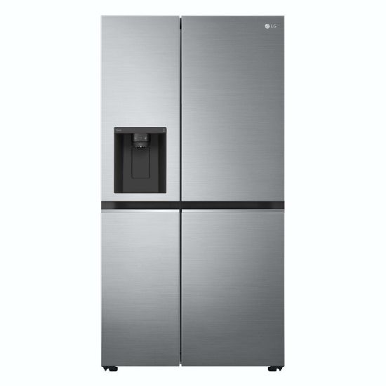 Picture of LG Side by Side Refrigerator GR-L267SLRL 674LTR, Uvo™, Door Cooling, Multi AirFlow, Smart Diagnosis™, Platinum Silver Color