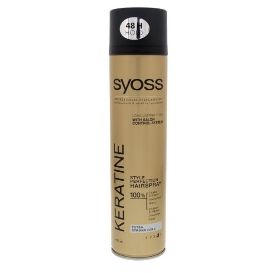 Picture of Syoss Keratin Hair Spray Extra Strong Hold 400ml