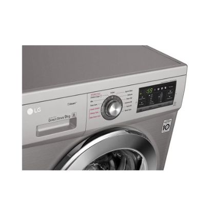 Picture of LG 9 kg Front Load Washing Machine, Platinum Silver, FH4J3VDYLP2