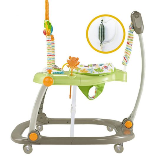 Picture of Yaya Duck Babylove Baby Walker Activity Jumping Chair 2-In-1 5912-Green