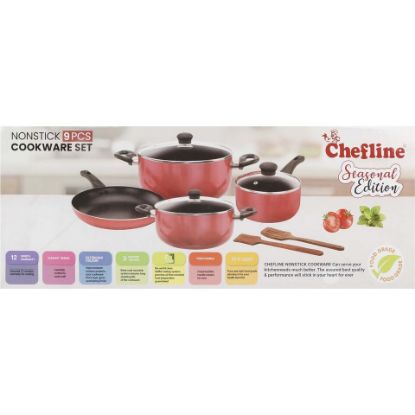 Picture of Chefline Non Stick Cookware Set 9Pcs INDRM