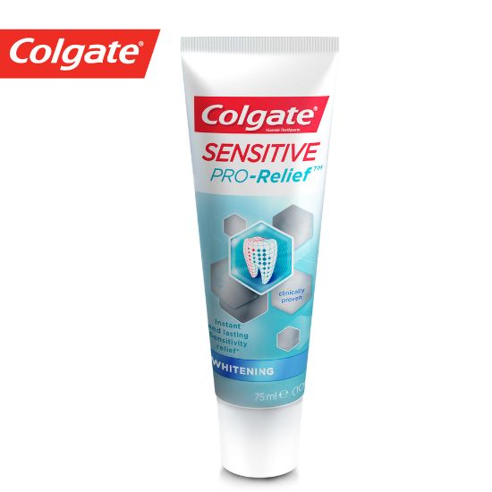 Picture of Colgate Fluoride Toothpaste Sensitive Pro-Relief Whitening 75ml