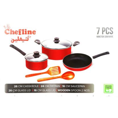 Picture of Chefline Non Stick Cookware Set 7pcs IND