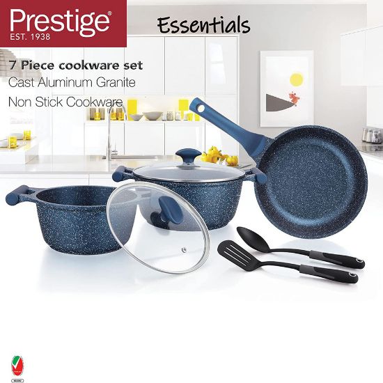 Picture of Prestige Granite Cookware Set 7pcs PR80959 Induction Base