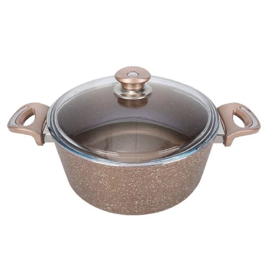 Picture of Chefline Granite Coating Aluminum Dutch Oven, 20 cm, C24G