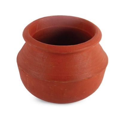 Picture of Top Line Sambar Clay Pot Flat Big