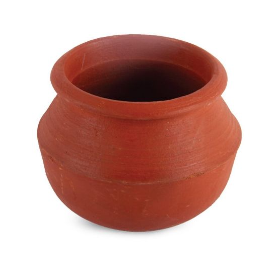 Picture of Top Line Sambar Clay Pot Flat Big