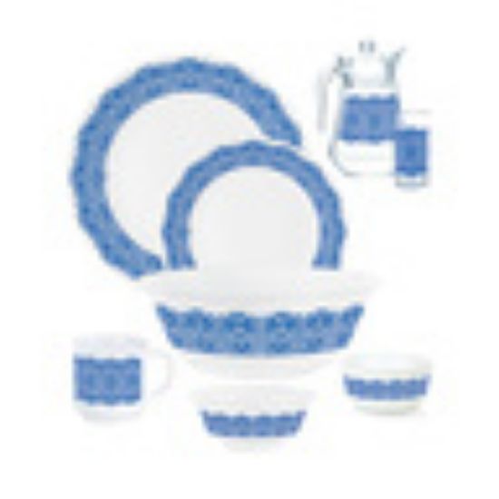 Picture of Endura Dinner Set Eastern Palace Blue 40pcs