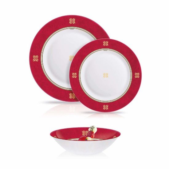 Picture of Luminarc Dinner Set Essence Neo Rubis Red 12pcs