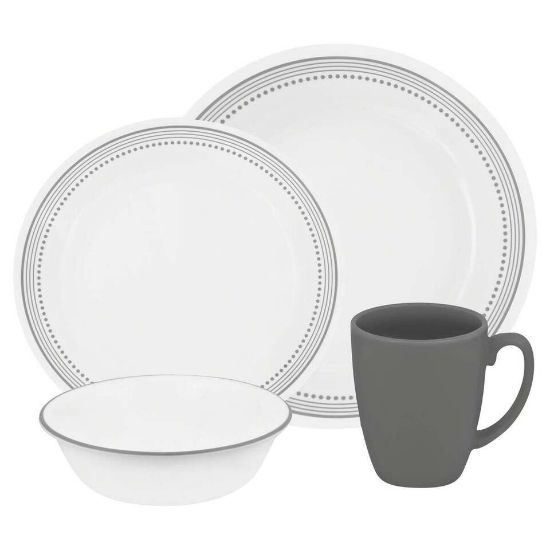 Picture of Corelle Classic Dinner Set 16pcs Mystic Grey 1119398