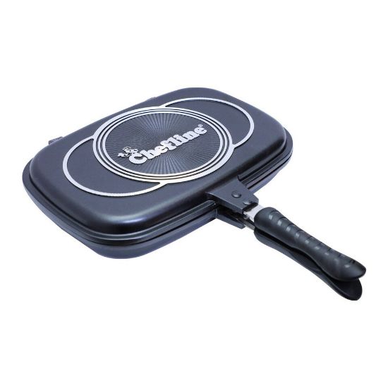 Picture of Chefline Double Side Pan Black DP36D