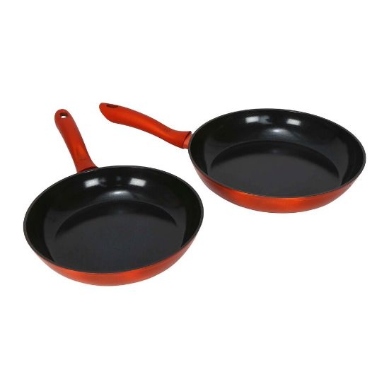 Picture of Chefline DZJ2428 Induction Base Ceramic Natural Coating Frypan Set, 24+28 cm, Black