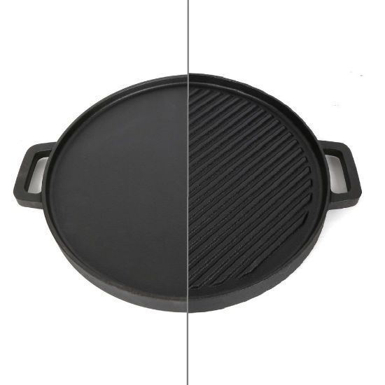 Picture of Chefline Cast Iron Pathiri Tawa / Reversible Grill 30cm W260084