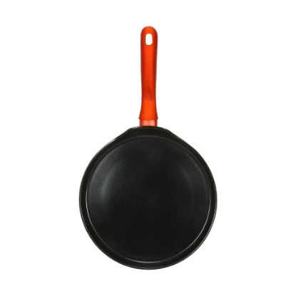 Picture of Chefline DJ26 Induction Base Ceramic Natural Coating Crepe Pan, 26 cm, Black