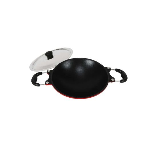 Picture of Chefline Aluminum Non Stick Appam Pan With Lid DP01IND