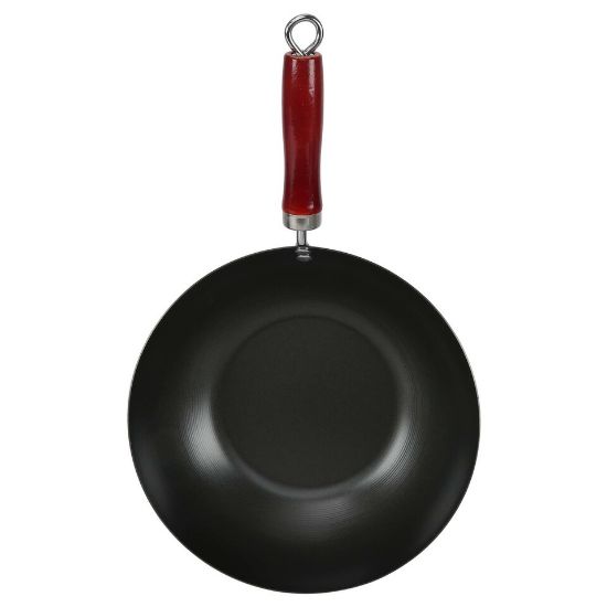 Picture of Smart Kitchen Carbon Steel Wok Pan 28cm SHW28