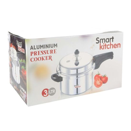 Picture of Smart Kitchen Aluminium Pressure Cooker 3Ltr MK3L