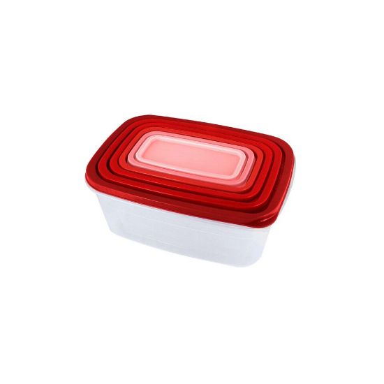 Picture of Ratan Food Container Emerald 6pcs 21726 Assorted Colors