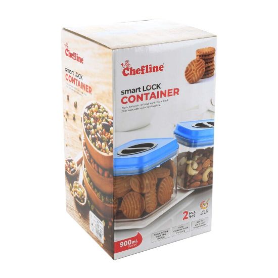 Picture of Chefline Smart Lock Container 900ml 2Pcs