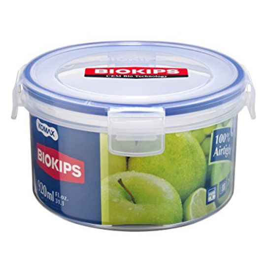 Picture of Komax Biokips Plastic Food Container, 920 ml, Air Tight, Semi Transparent, KOM.K0171544