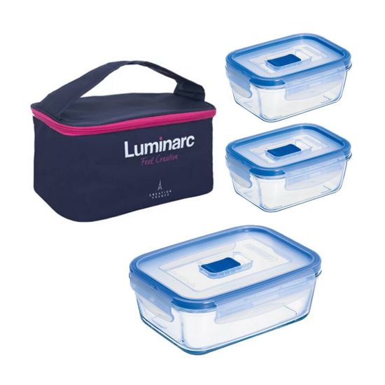 Picture of Luminarc Rectangle Pure Box 3pcs Set L2150