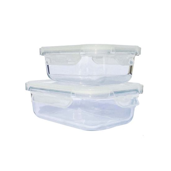 Picture of Sunray Borosilicate Glass Food Container 2pcs HS201RC