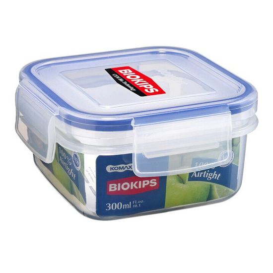 Picture of Komax Biokips Airtight Food Container, Transparent, 300 ml, KOM.K0171521