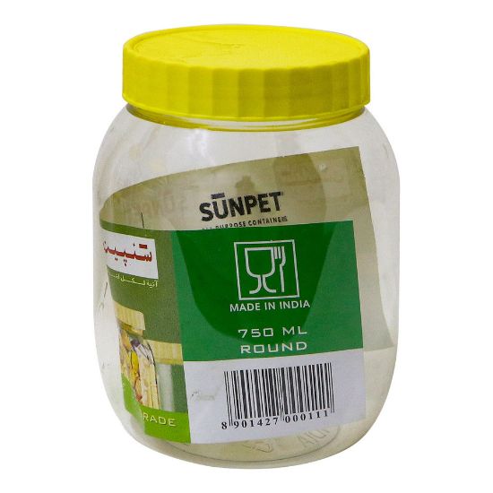 Picture of Sunpet Plastic Jar Round 750ml