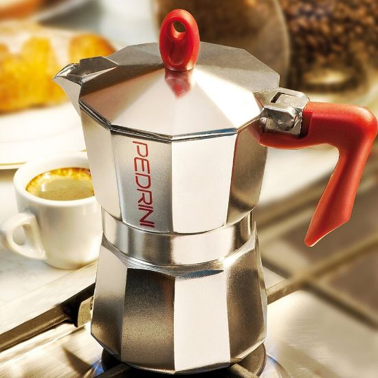 Picture of Pedrini Aluminium Coffee Maker 3cups