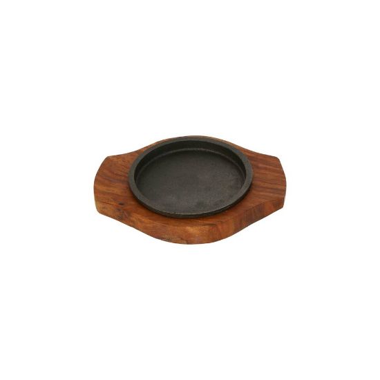 Picture of Chefline Cast Iron Sizzler Tray Round 12.5cm