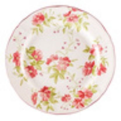 Picture of Claytan Wild Rose Salad Plate, 21 cm, White/ Pink, CLA.SN15400