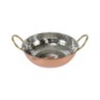 Picture of Chefline Hammered Copper Kadai 18.5cm