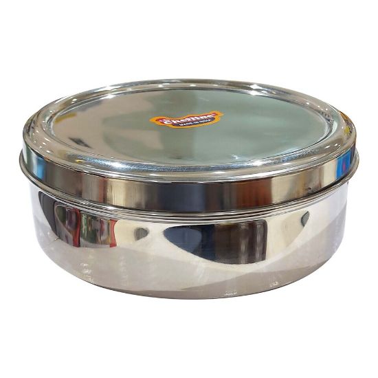 Picture of Chefline Stainless Steel Lunch Box Round Medium M3 India