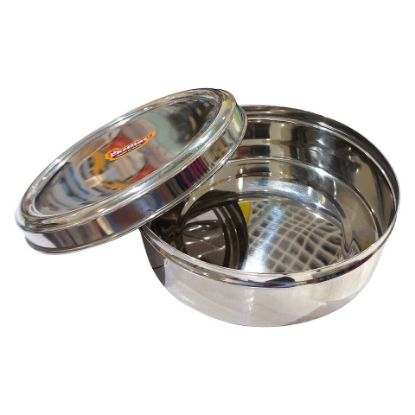 Picture of Chefline Stainless Steel Lunch Box Round Medium M3 India