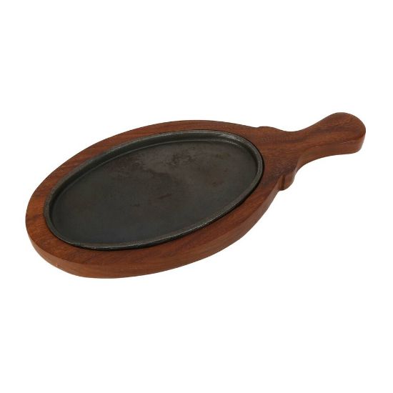 Picture of Chefline Cast Iron Sizzler Tray Oval IND