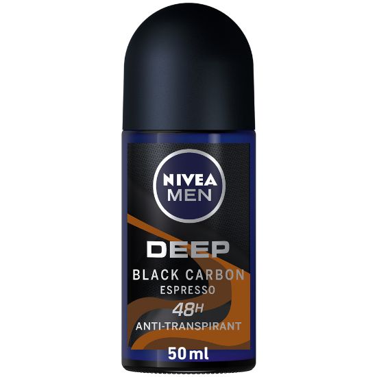 Picture of Nivea Men Anti-Perspirant Roll On Deep Black Carbon 50ml