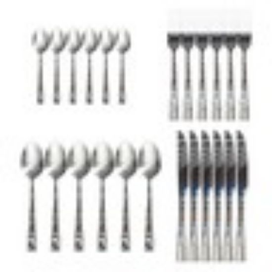 Picture of Chefline Stainless Steel Cutlery Set 24pcs FT1533