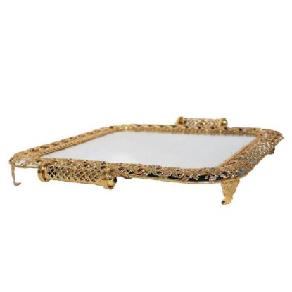 Picture of Home Square Tray 22in TR5033L/2H Gold