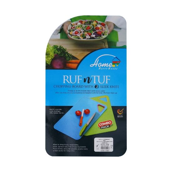 Picture of Home Ruf & Tuf Cutting Board + 2pcs Sleek Knife