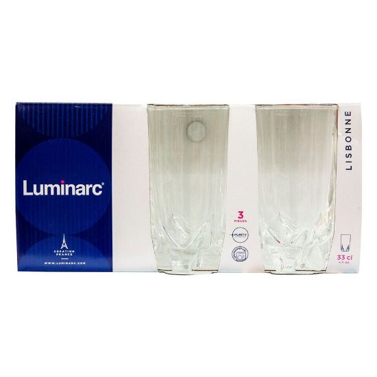 Picture of Luminarc Sterling High Ball Tumbler 33cl 3pcs