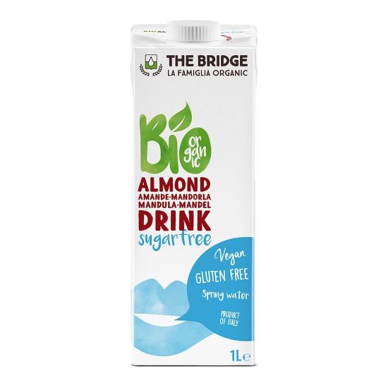 Picture of The Bridge Bio Organic Almond Drink Sugar Free 1Litre