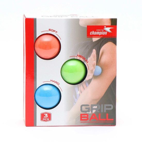 Picture of Sports Champion Grip Ball IS3311 3pcs Assorted Color & Design