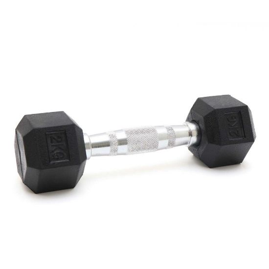 Picture of Sports Champion Rubber Dumbbell DF-021 2KG 1Piece