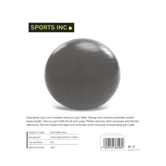 Picture of Sports INC Gym Ball VF97403 75cm