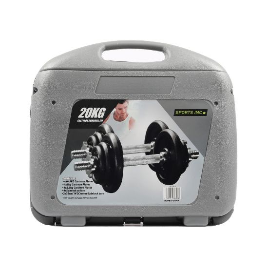 Picture of Sports INC Black Dumbbell 20kg W-028