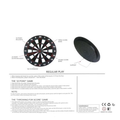 Picture of Sports Inc Dartboard, Multicolor, 2177S