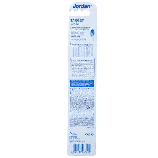 Picture of Jordan Toothbrush Target White Medium 1pc