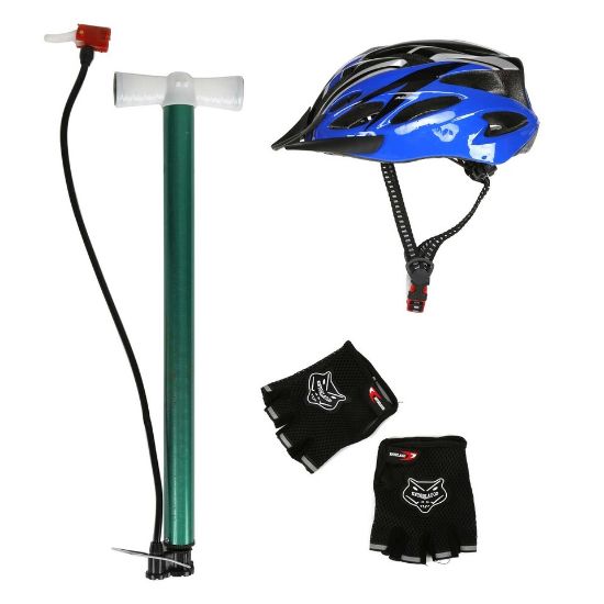 Picture of Skid Fusion Bicycle 26"+ Helmet + Gloves + Hand Pump Assorted Color