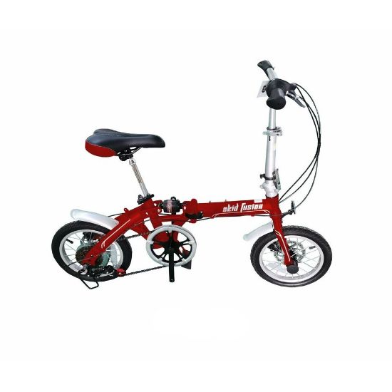 Picture of Skid Fusion Foldable Bicycle 14in Red FS144R