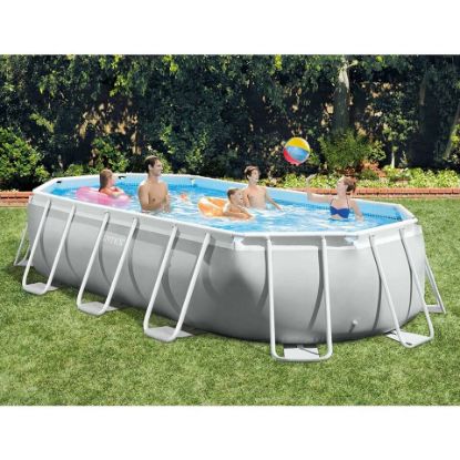 Picture of Intex Prism Frame Oval Pool 503x274x122 cm - No:26796